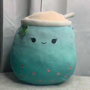 Squishmallows, Official Kellytoy Plush Toy, 11 inch, Jakarria The Blue Bobba Tea